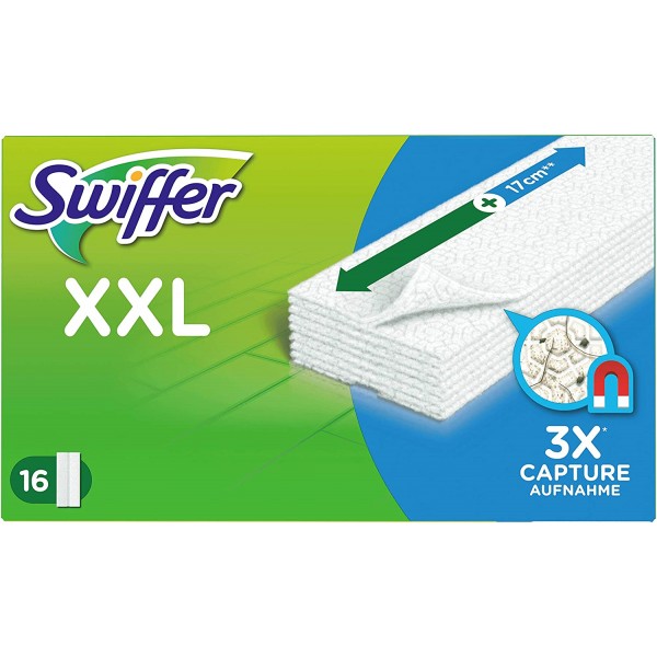 Swiffer Dry 16 Panni Maxi Catturapolvere XXL 