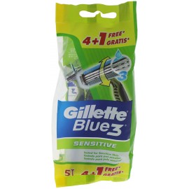 GILLETTE RADI&GETTA BLU III SENSITIVE 3 LAME PZ.4+1 GRATIS