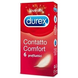 DUREX CONTATTO COMFORT 6PZ.CON FORMA EASY-ON PER UN MAGGIORE COMFORT